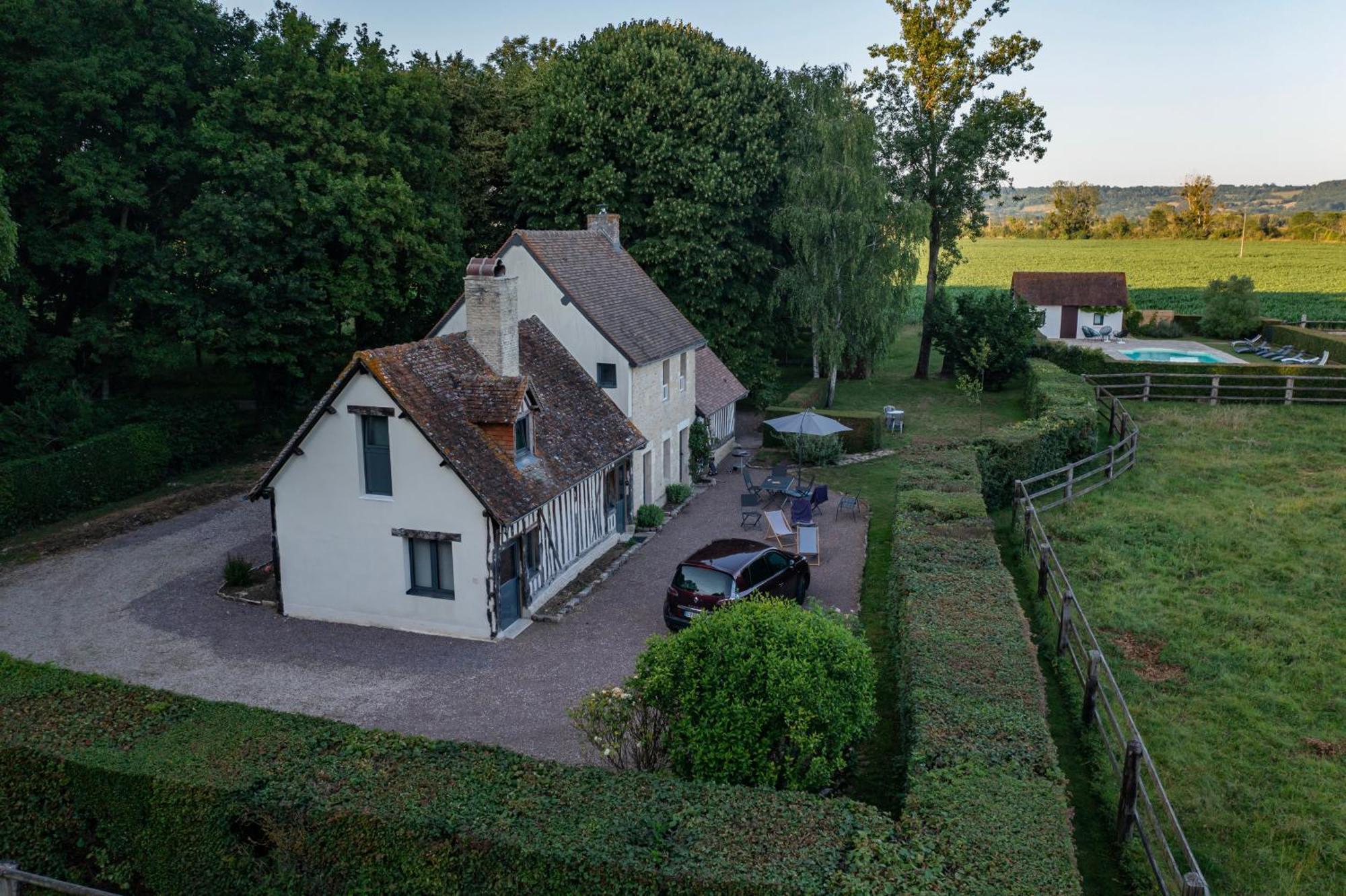 La Maison Corniere Bieville-en-Auge Luaran gambar